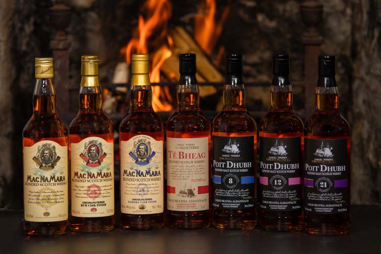 Gaelic Whisky Bottles 768x512